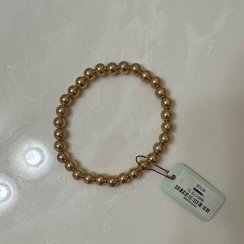 Classic Gold Beaded Bracelet